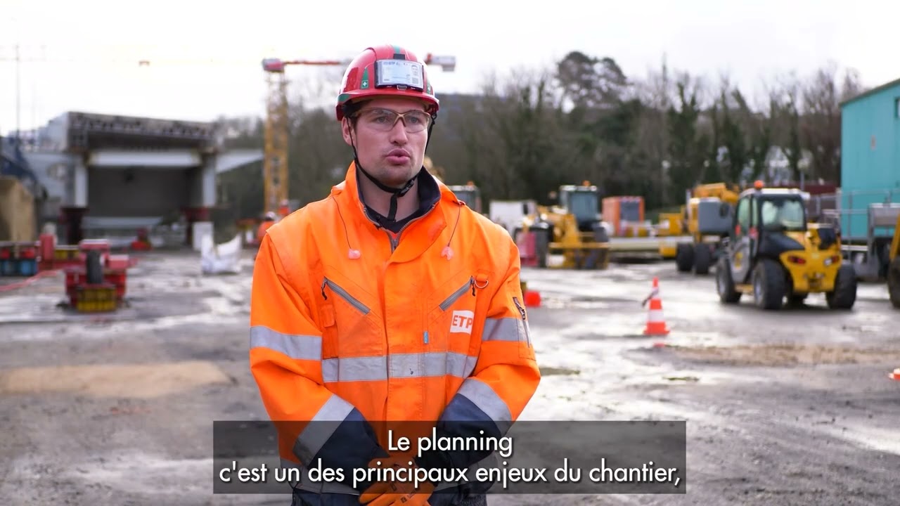 Construction du Pont Schuman, Brest