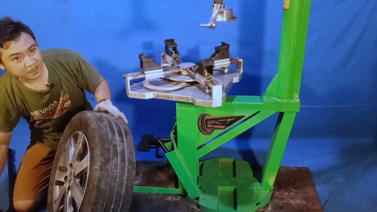 alat ganti ban teknologi BCT TIRE CHANGER versi terbaru 4 variable clamp