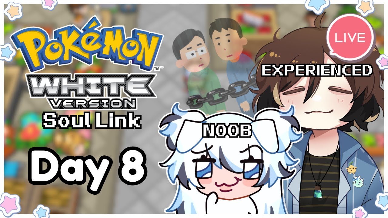 Blind Pokemon White Nuzlocke Soul Link bc I'm a freak (day 8)
