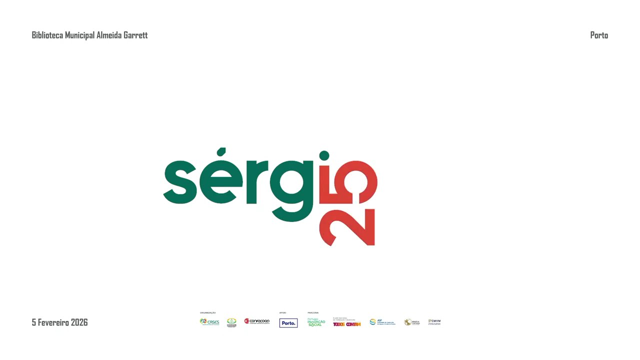 Prémio Cooperação e Solidariedade António Sérgio 2025 // 05 FEV.´26 - Porto