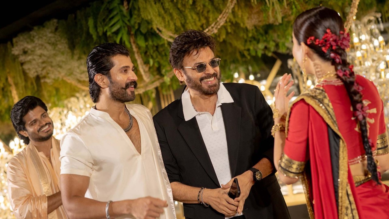 Victory Venkatesh | Vijay Deverakonda & Rashmika Mandanna Wedding Reception