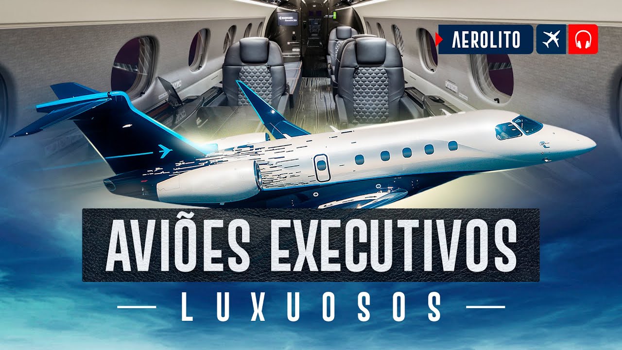 AVIÕES executivos mais LUXUOSOS no mundo! | EP. 961