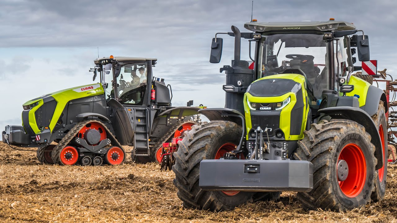 Novinka Claas Axion 9.450 & Claas Xerion 12.650