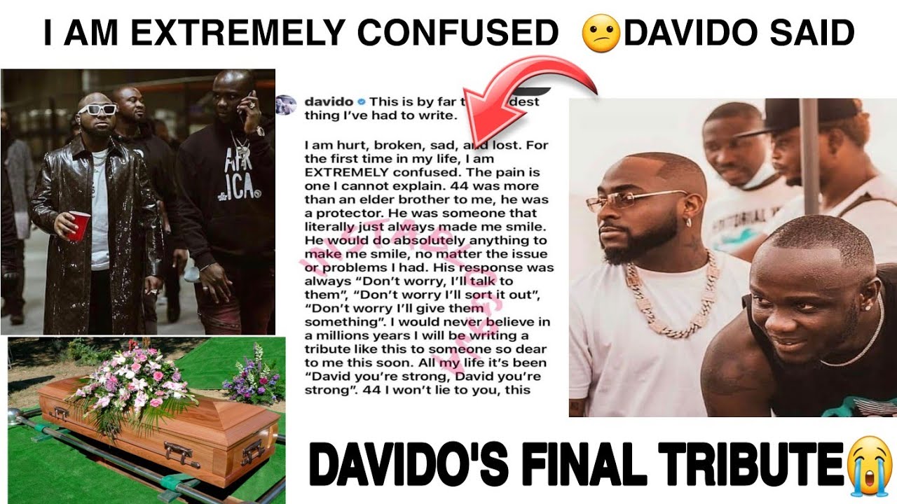BREAKING NEWS: FINALLY DAVIDO POST EMOTIONAL TRIBUTE TO HIS LATE FRIEND OBAMA .