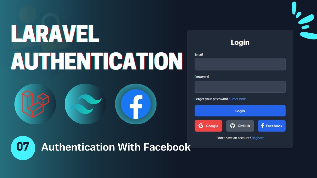 #07 &ndash; Authentication with Facebook | Laravel Authentication & Authorization in Arabic
