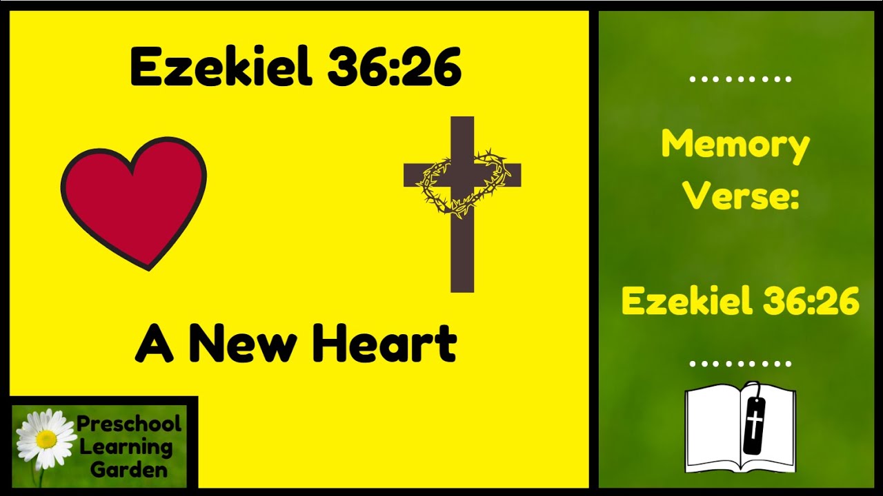 Ezekiel 36:26 Memory Verse for Kids