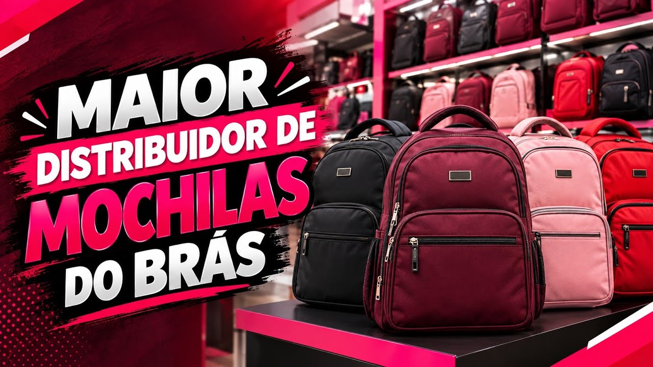 TOUR NO MAIOR DISTRIBUIDOR DE MOCHILAS DO CATÁLOGO | Mochilas por 20,00 [Preços a partir de 6,00]