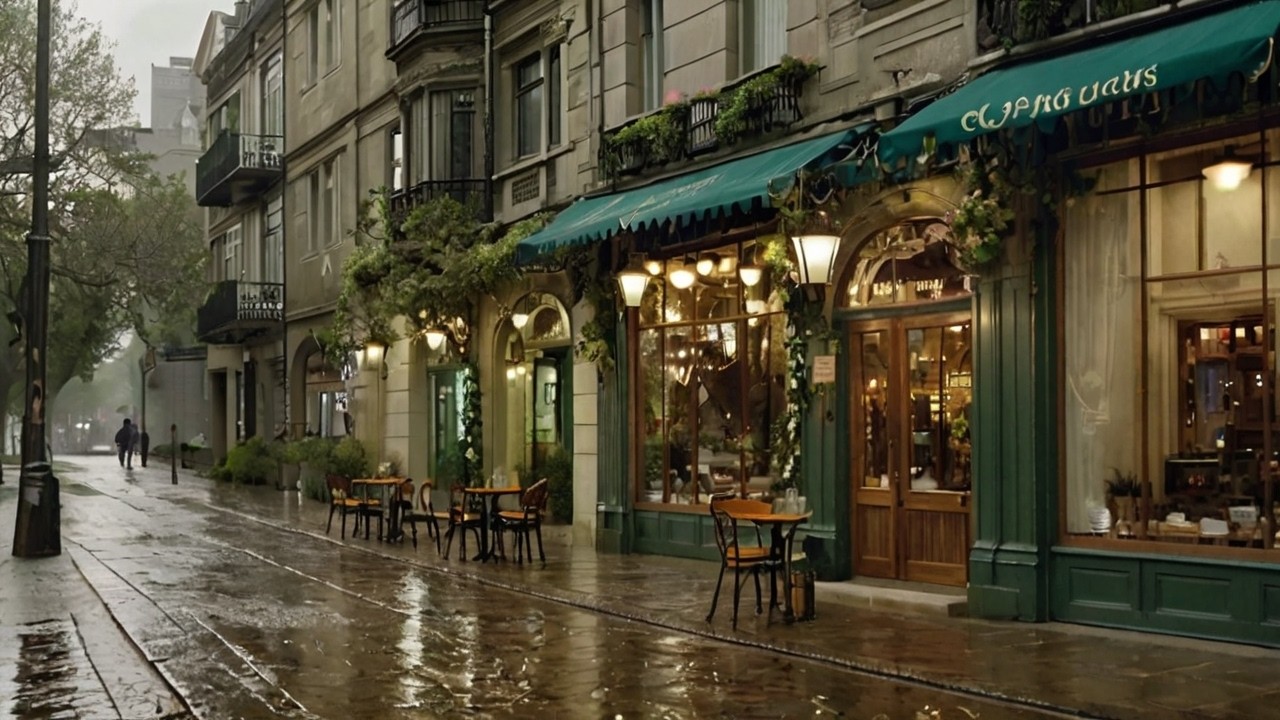 Rainy Afternoon in a Cozy Coffee Shop 🌧️ Smooth Jazz for Reading & Relaxation