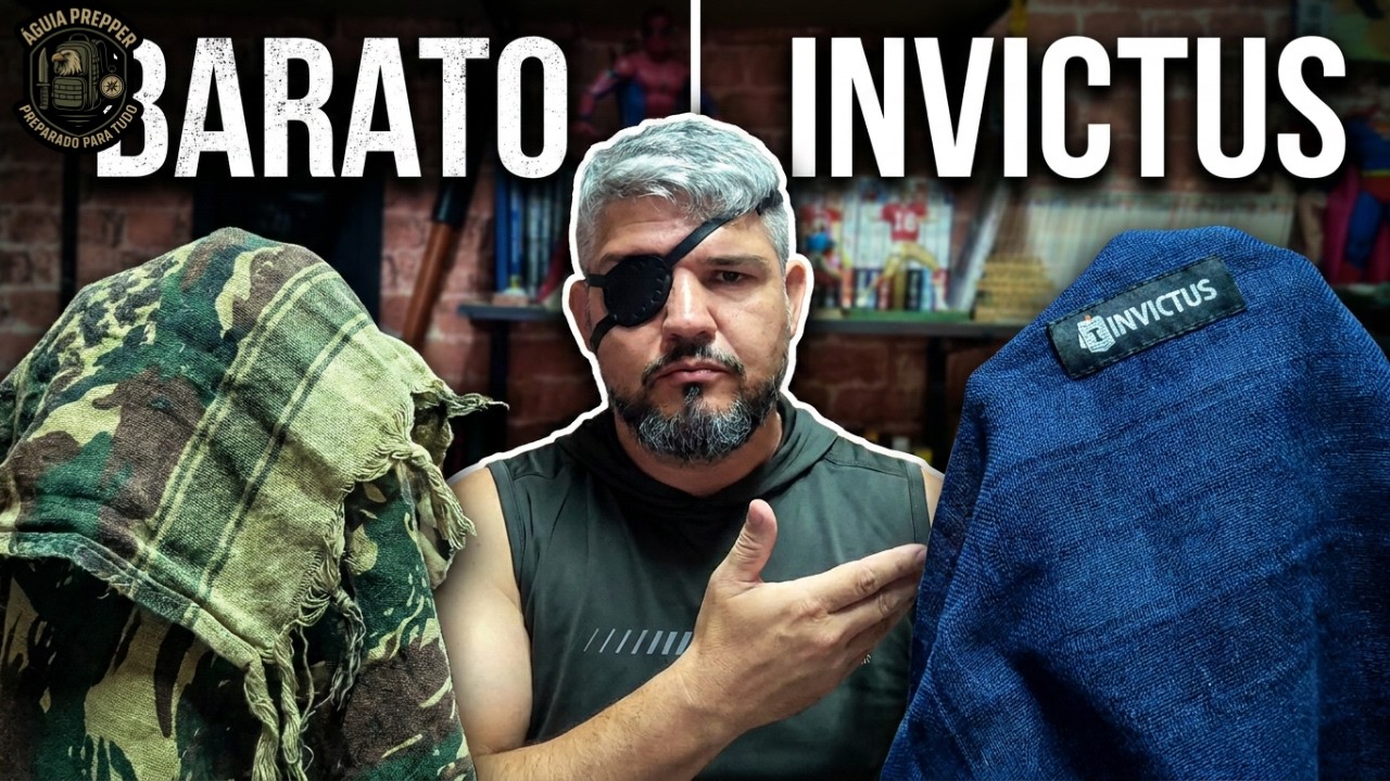 Shemagh Invictus vs Paralelo |  O Teste que Revela Qual Sobrevive de Verdade! | SOBREVIVENICALISMO