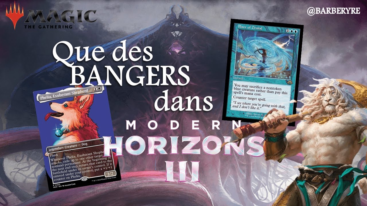 Le toutou est trop choupie ! Les eldrazis, un peu moins ^^' REVIEW REVEAL Modern horizon 3