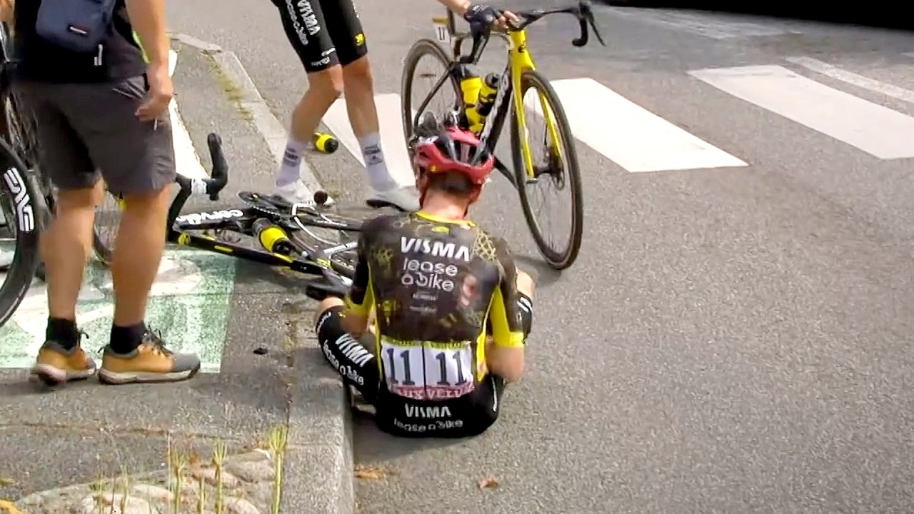How Jonas Vingegaard Crashed out of Tour de France 2026 Stage 15
