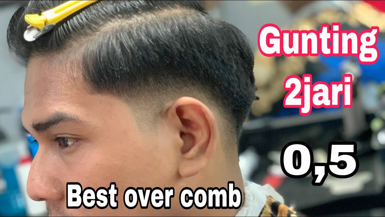 Cara paling mudah gunting rambut dua jari / low FADE 0,5 // 2022