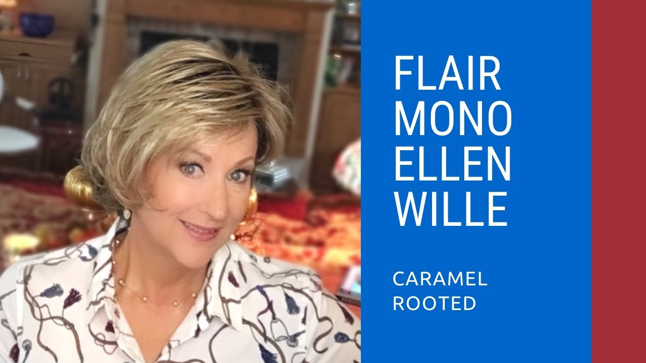 Ellen Wille FLAIR MONO wig review | Caramel Rooted | Crazy Wig Lady