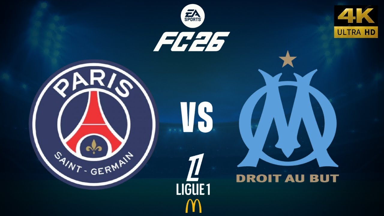 FC 26 - PSG vs Olympique Marsella - Ligue 1 25/26 Full Match - PC [4K60]
