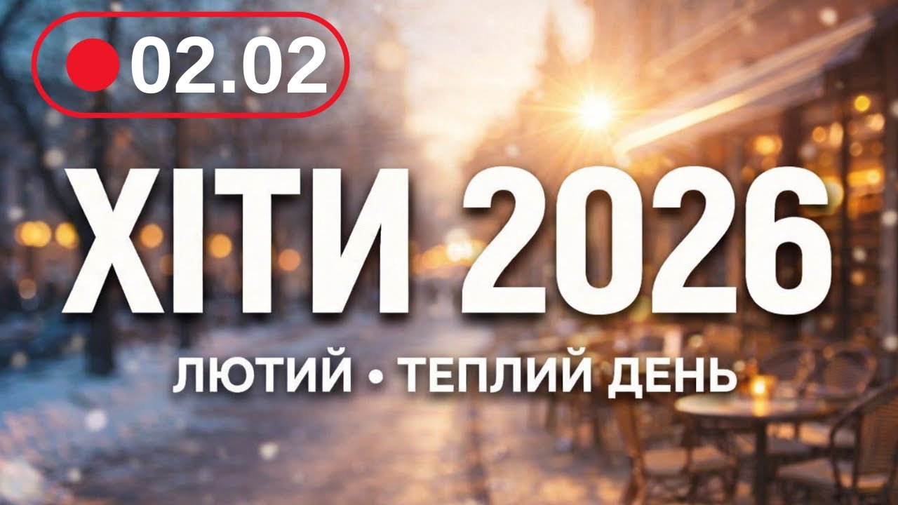Хіти 2026 ❄️ 2 лютого - Нова музика для гарного настрою | Українські пісні для роботи та відпочинку