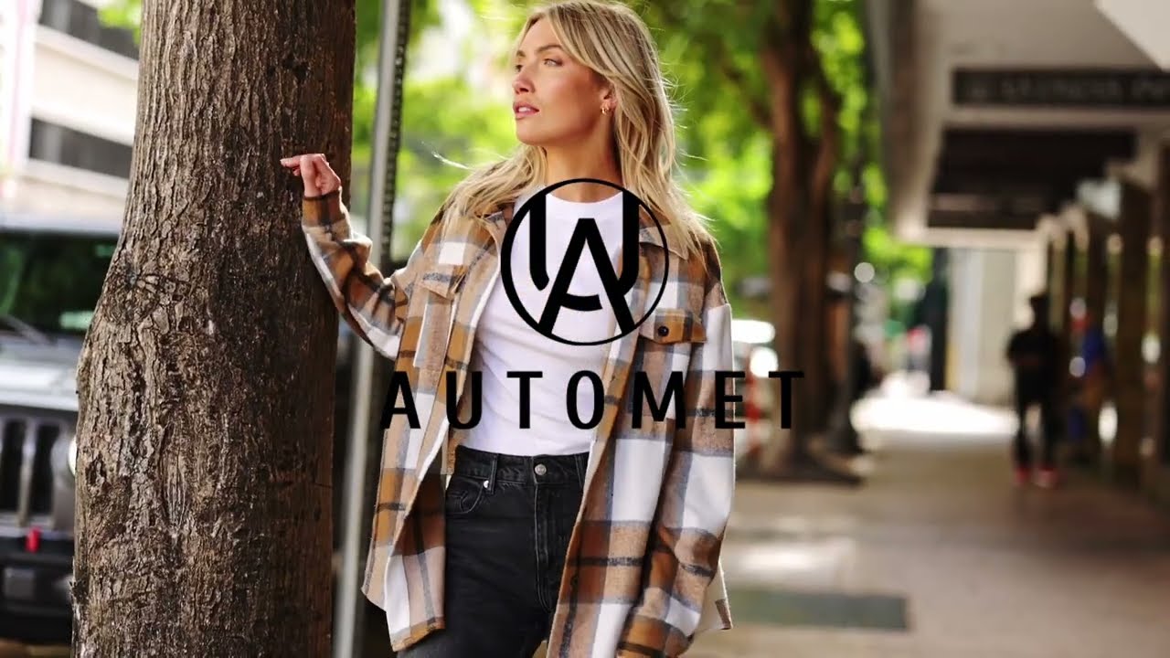 Womens Flannel Shacket Jacket 2024 | Fall Fashion Plaid Button Down Long Sleeve Shirt!
