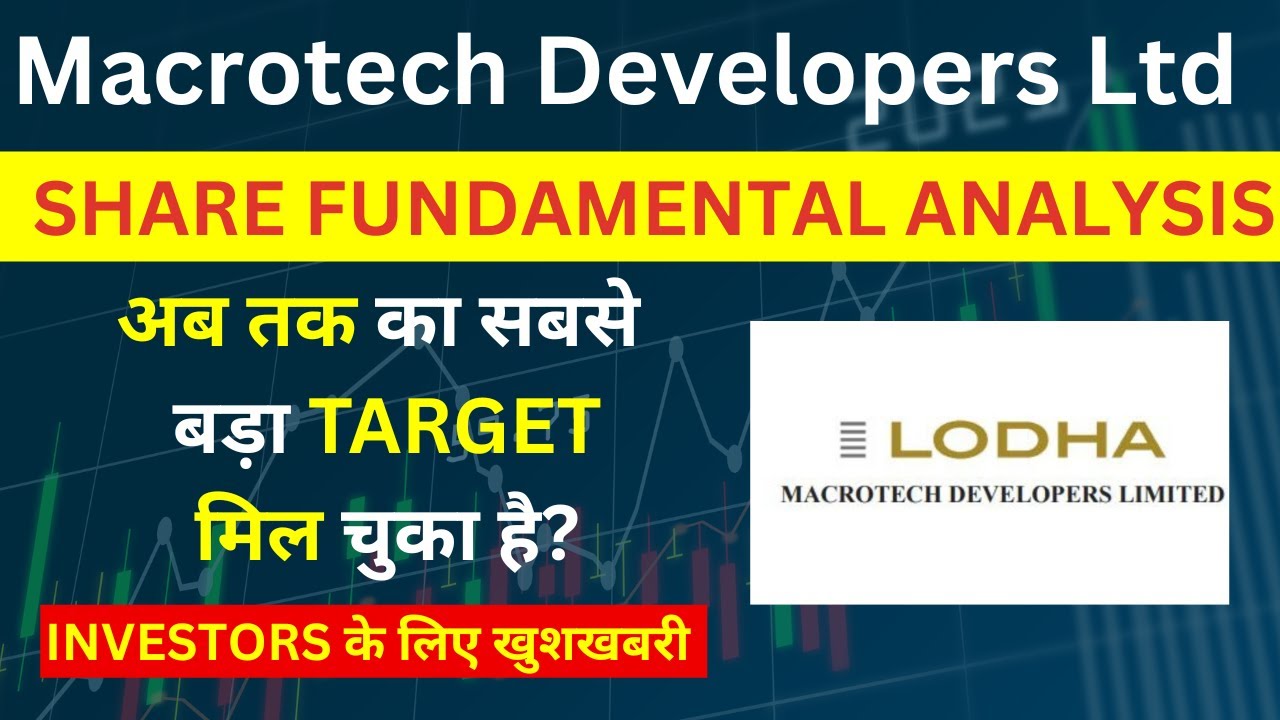Macrotech Developers share Fundamental Analysis | LODHA SHARE target | Macrotech Developers analysis
