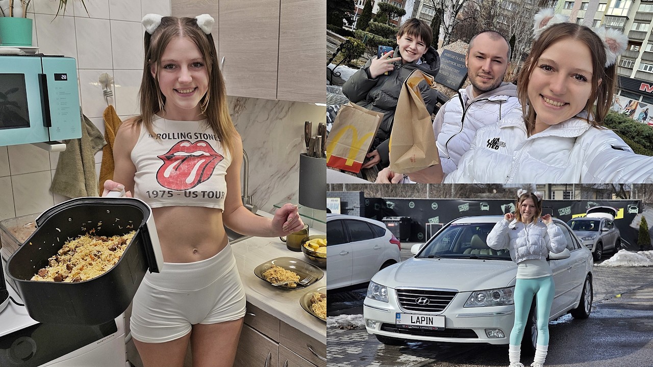 Бензин уже 78 грн... Готовлю плов в Аэрогриле. Наши будни