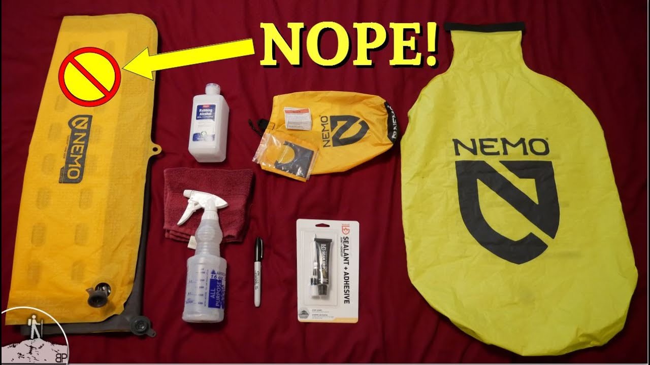 How to Find and Repair Sleeping Pad Leaks