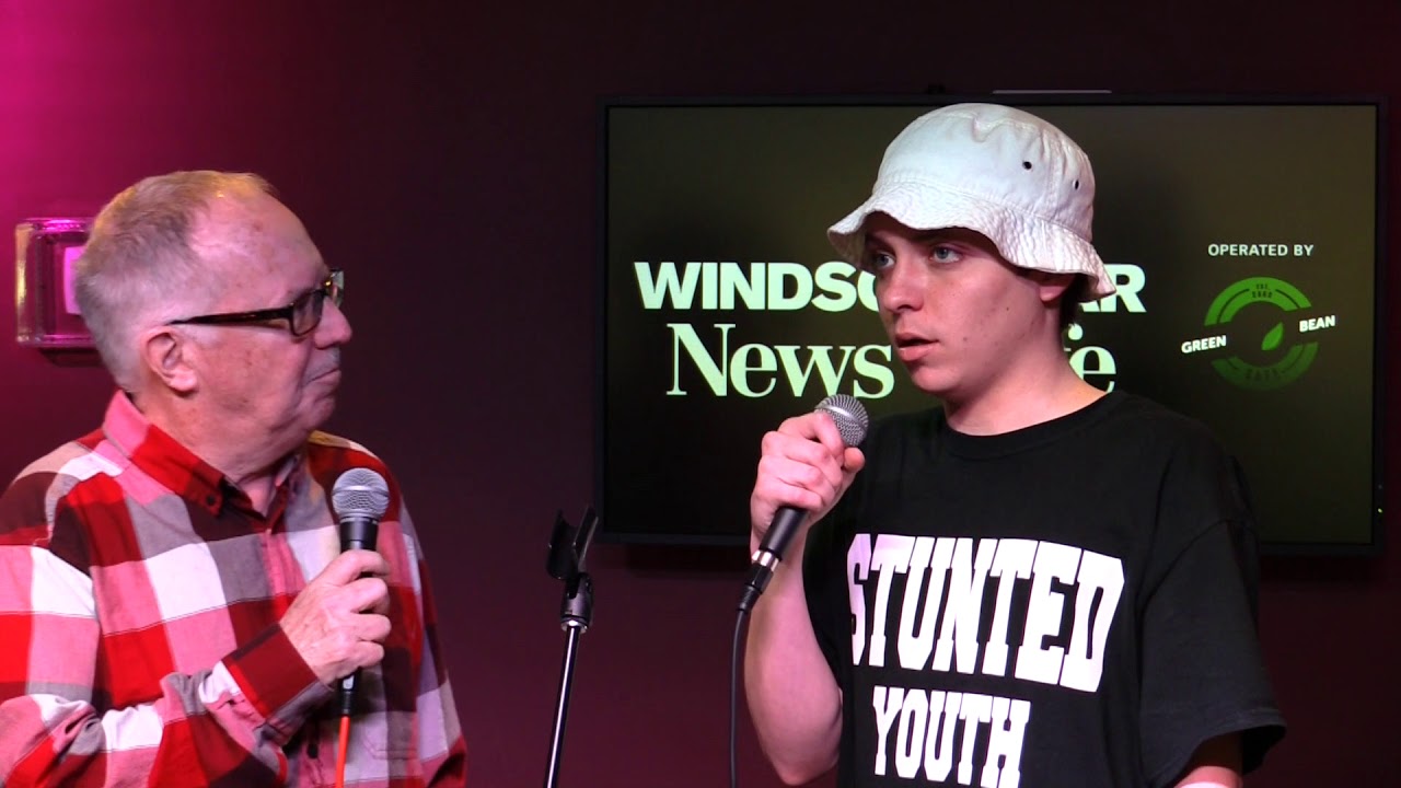 Rapper Myles Kushman hits the News Cafe