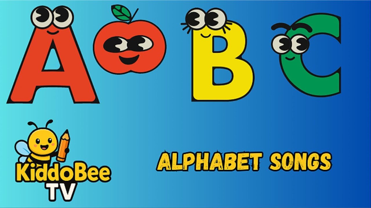 KiddoBee Tv - Песня о фонетике со словами, эпизод 10 - A для Apple - Песни об алфавите ABC