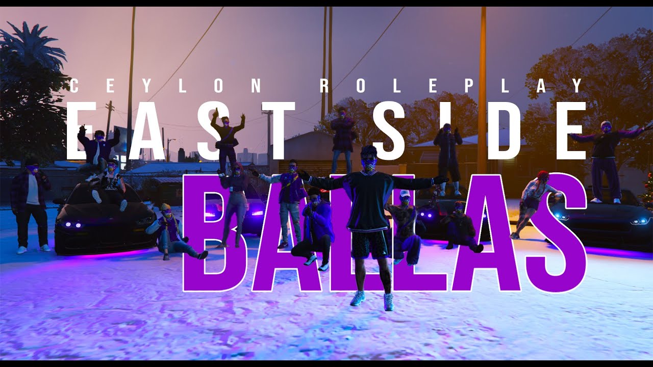 Ballas 💜 vs Rooks 🖤 1504 Strawberry Territory Fight :) CeylonRP