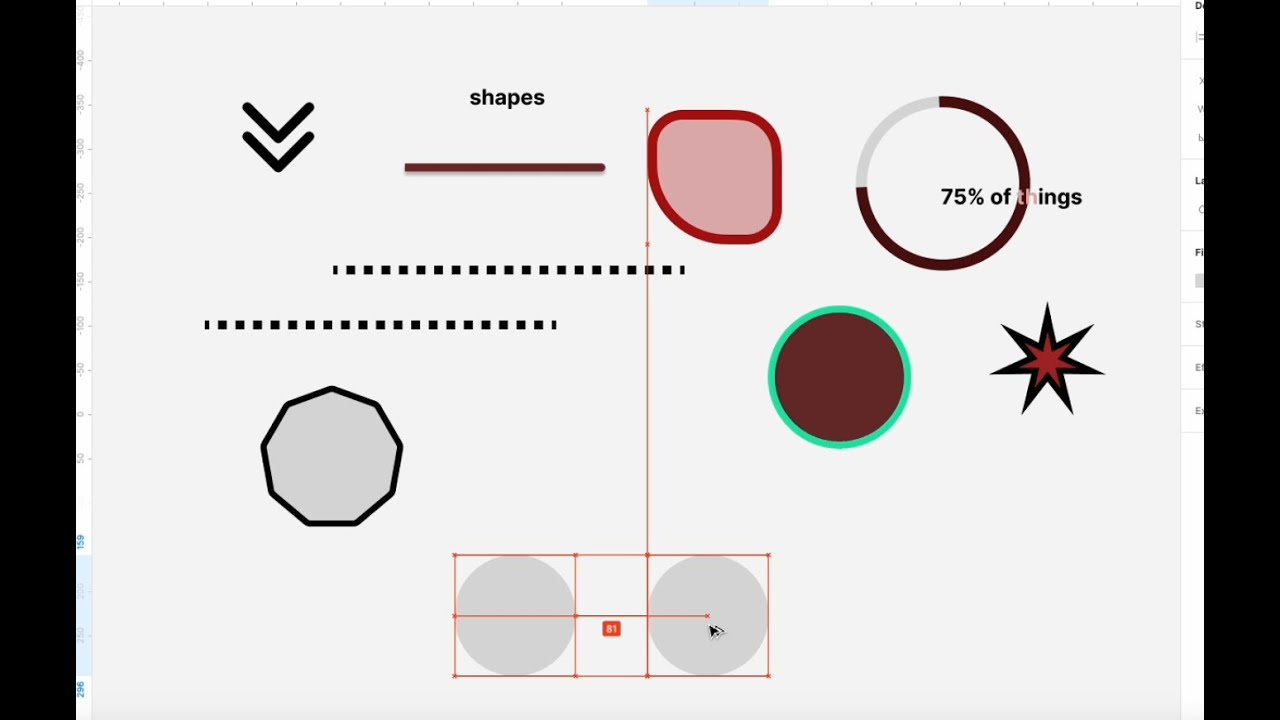Creating text and designing graphics in Figma