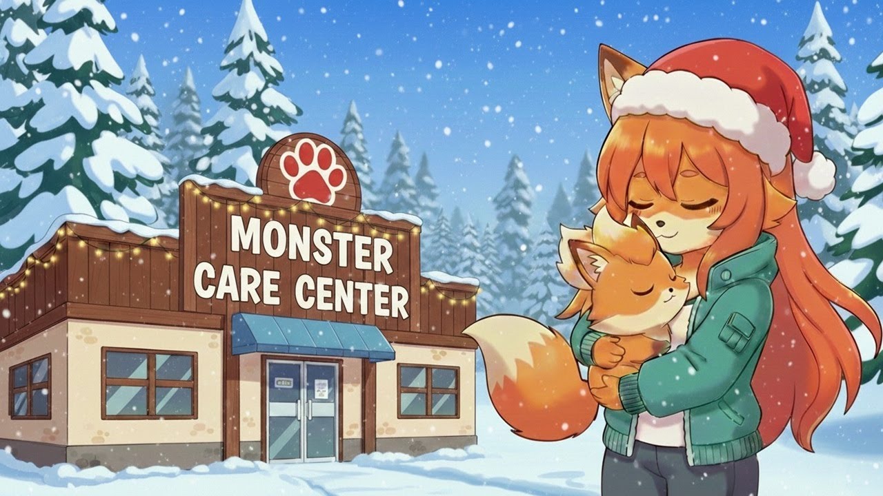 Зимнее обновление и много новых зверят! Monster Care Simulator. Смешные и милые моменты.