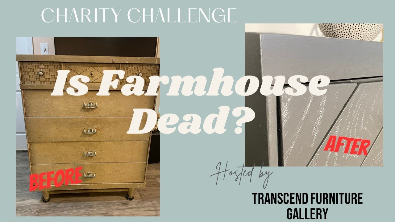 URBAN FARMHOUSE DRESSER | Extreme Makeover with Melange One Paint| Charity Challenge 2023