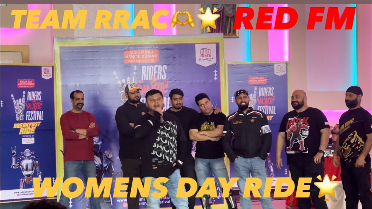 TEAM RRAC🌟 WOMENS DAY RIDE PE KYA KYA HOGYA 😵 😂