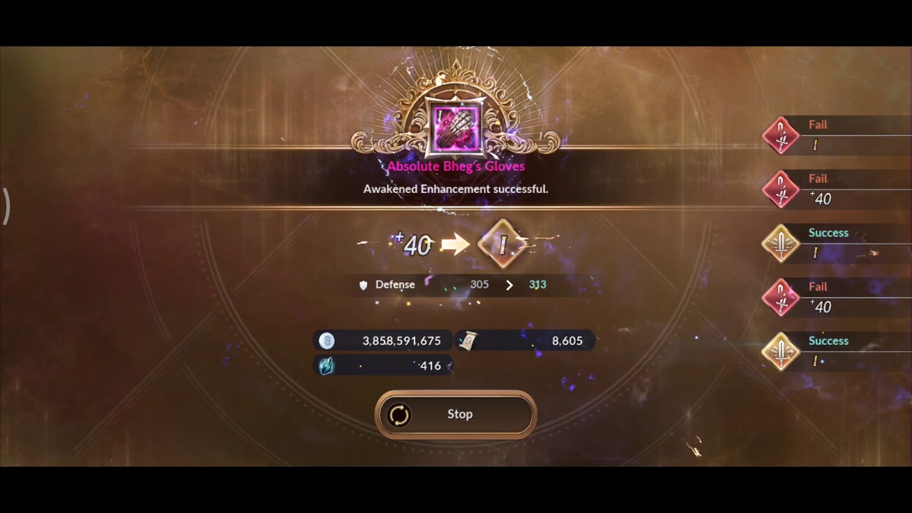 Awakening Enhancement in Black Desert Mobile - Triple HEX Enhancement in a single day!