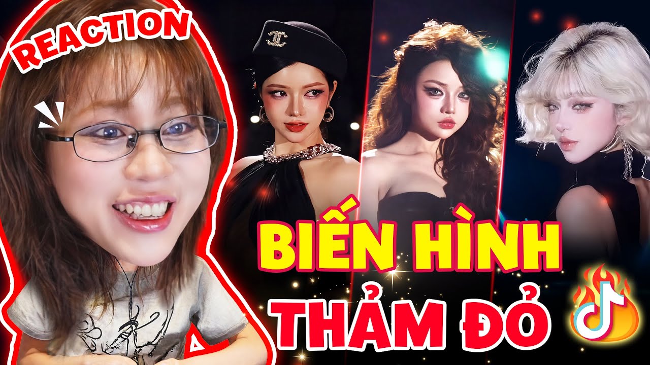 Reaction trend biến h&igrave;nh catwalk thảm đỏ hot TikTok. MisThy 