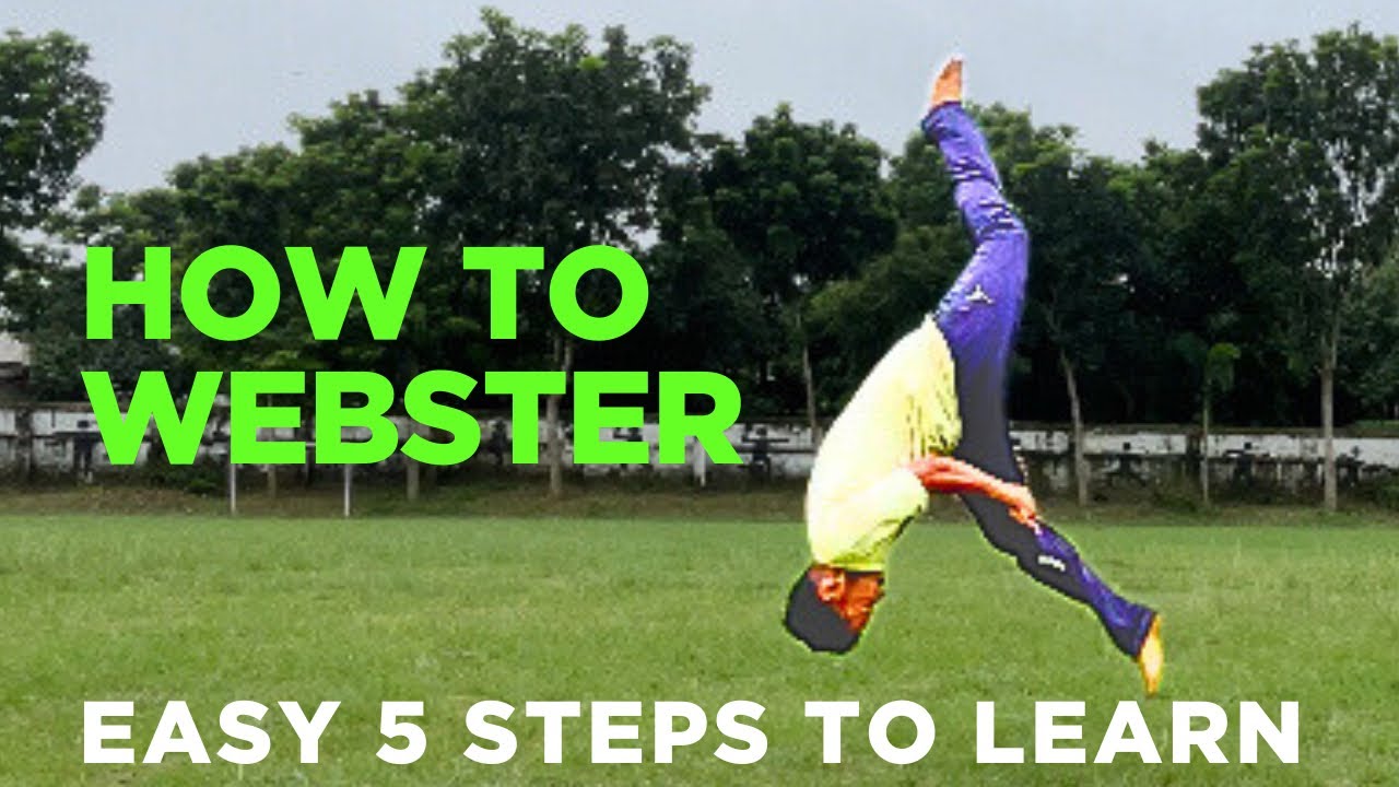  😍How to do a Webster flip ✨ , running Webster tutorial for beginners, Easy 5 steps to learn🔥💪🏻