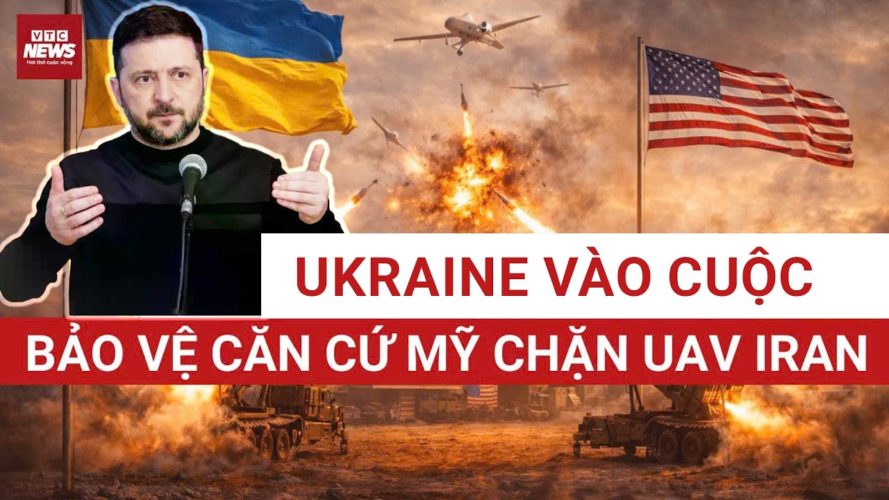 Bất Ngờ: Ukraine thông báo sẽ ra tay giúp Mỹ chặn UAV Iran tại Trung Đông | VTC News