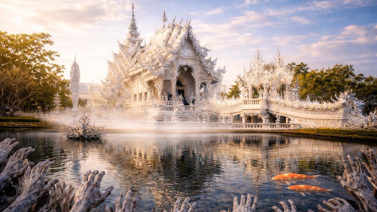 Thailand’s White Temple - A Modern Buddhist Masterpiece