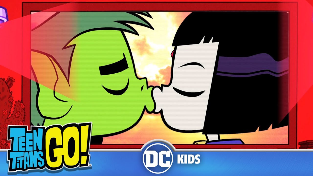 Teen Titans Go! em Portugu&ecirc;s | O Beijo de Mutano e Ravena | DC Kids