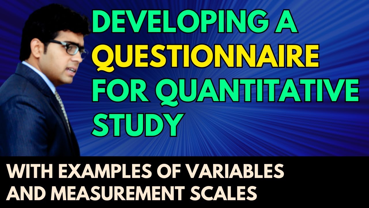 How to Develop a Questionnaire for Quantitative Study | Variables & Measurement Scales | Urdu Hindi