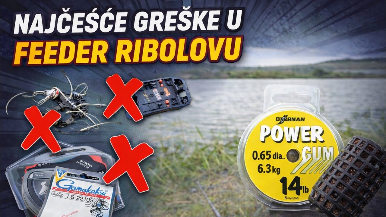 Gre&scaron;ke koje UBIJAJU feeder ribolov
