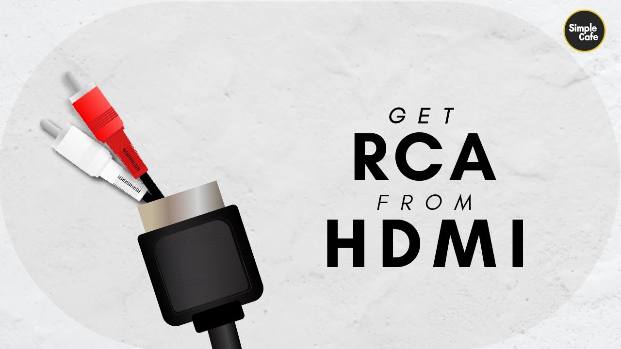 HDMI-аудиоэкстрактор (RCA)