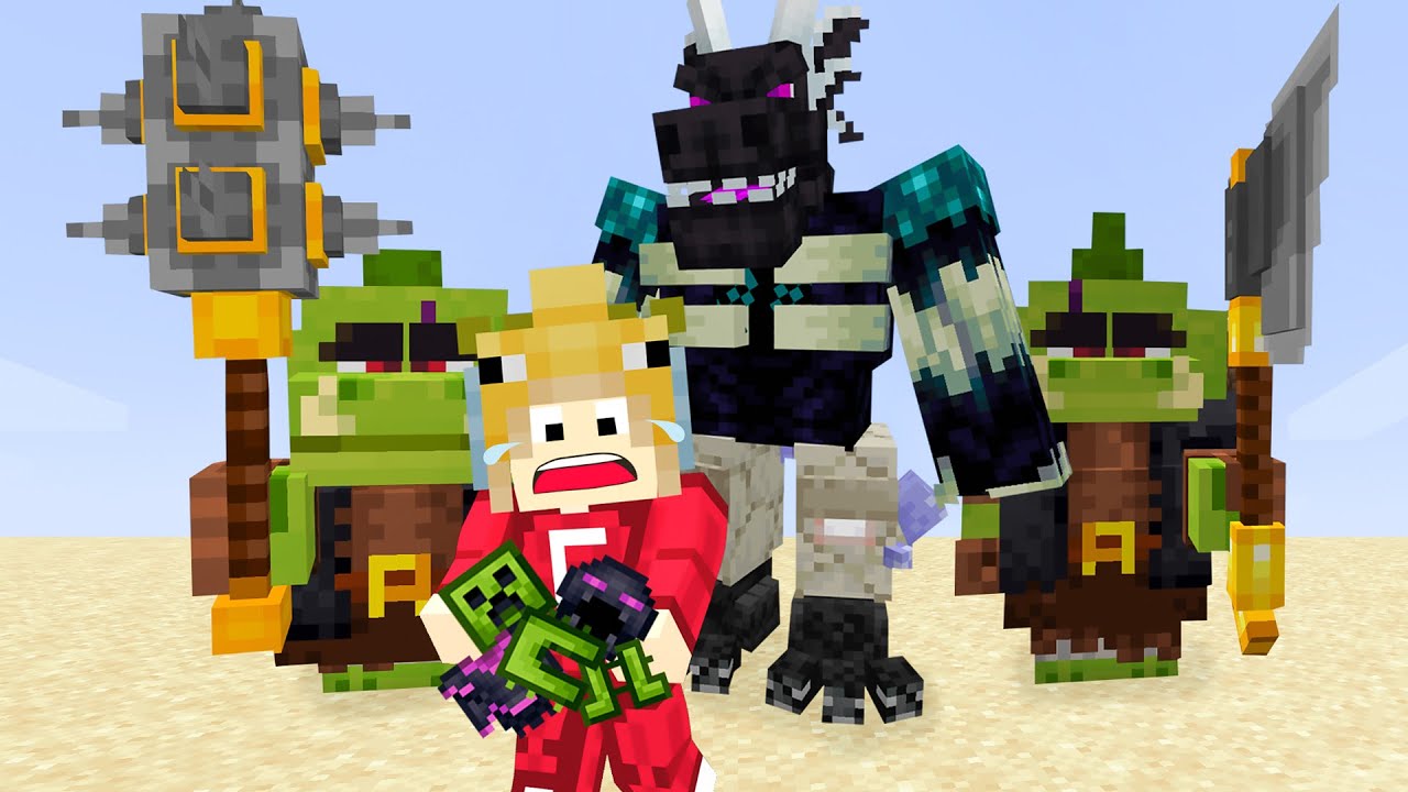 Minecraft Nhưng Có Được Siêu Giáp Boss