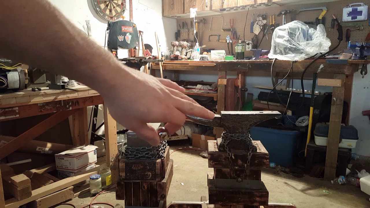 Anvil rebound tests. 80lb Trenton 90lb steel block 1