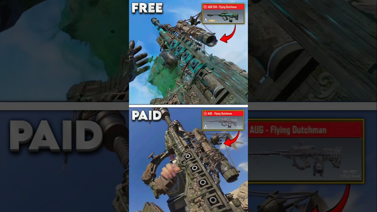 PC VS Mobile: Free Mythic AGR 556🔥(Comparison) #callofduty