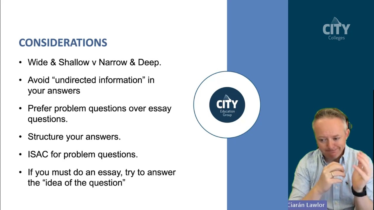 City Colleges Night Before Notes 2024 - Tort