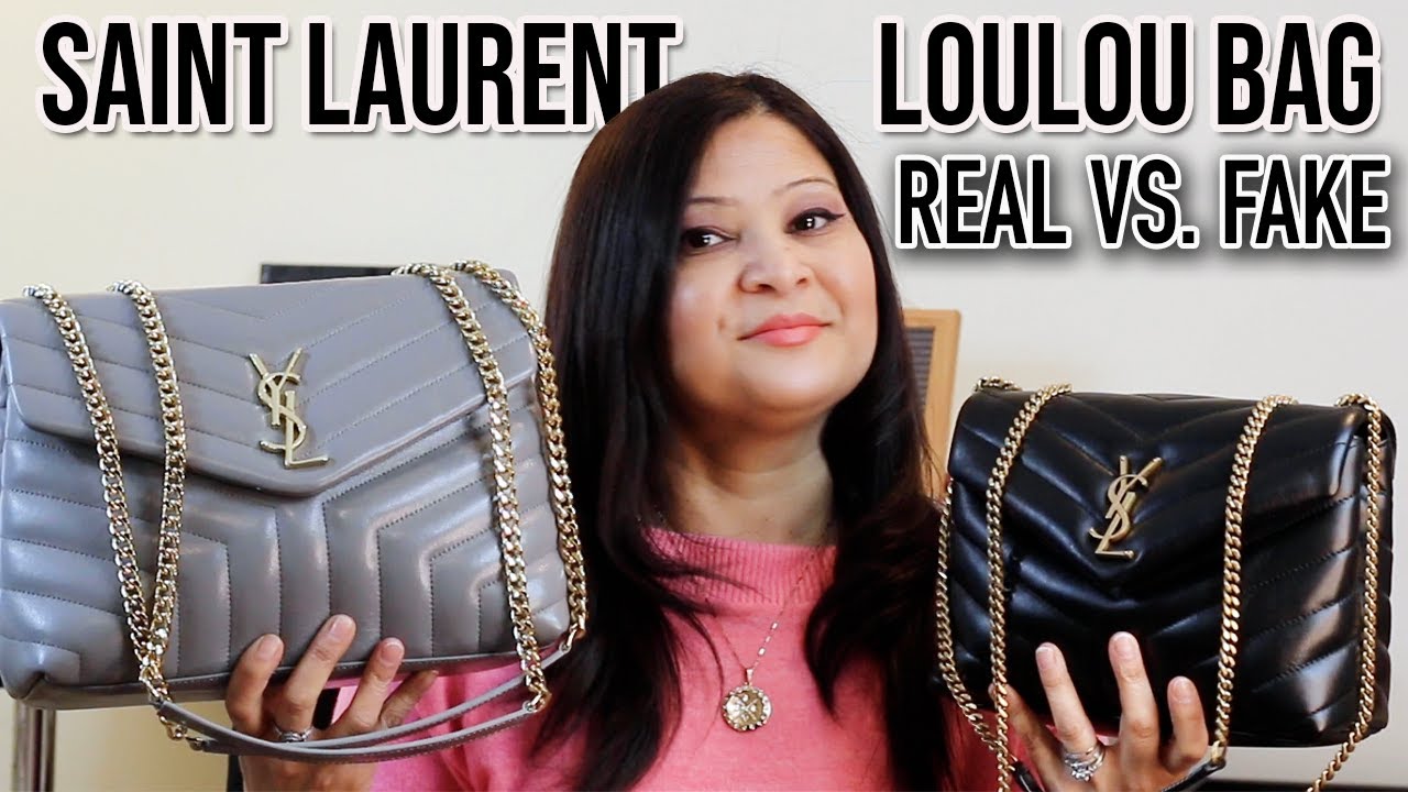 REAL vs FAKE YSL HANDBAG | How to Spot Fake Saint Laurent LOULOU Bag