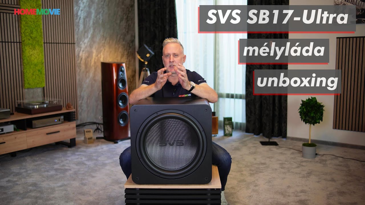 Mélyláda szörnyeteg! SVS SB17-Ultra R|Evolution High-End mélyláda kicsomagolás és első benyomások