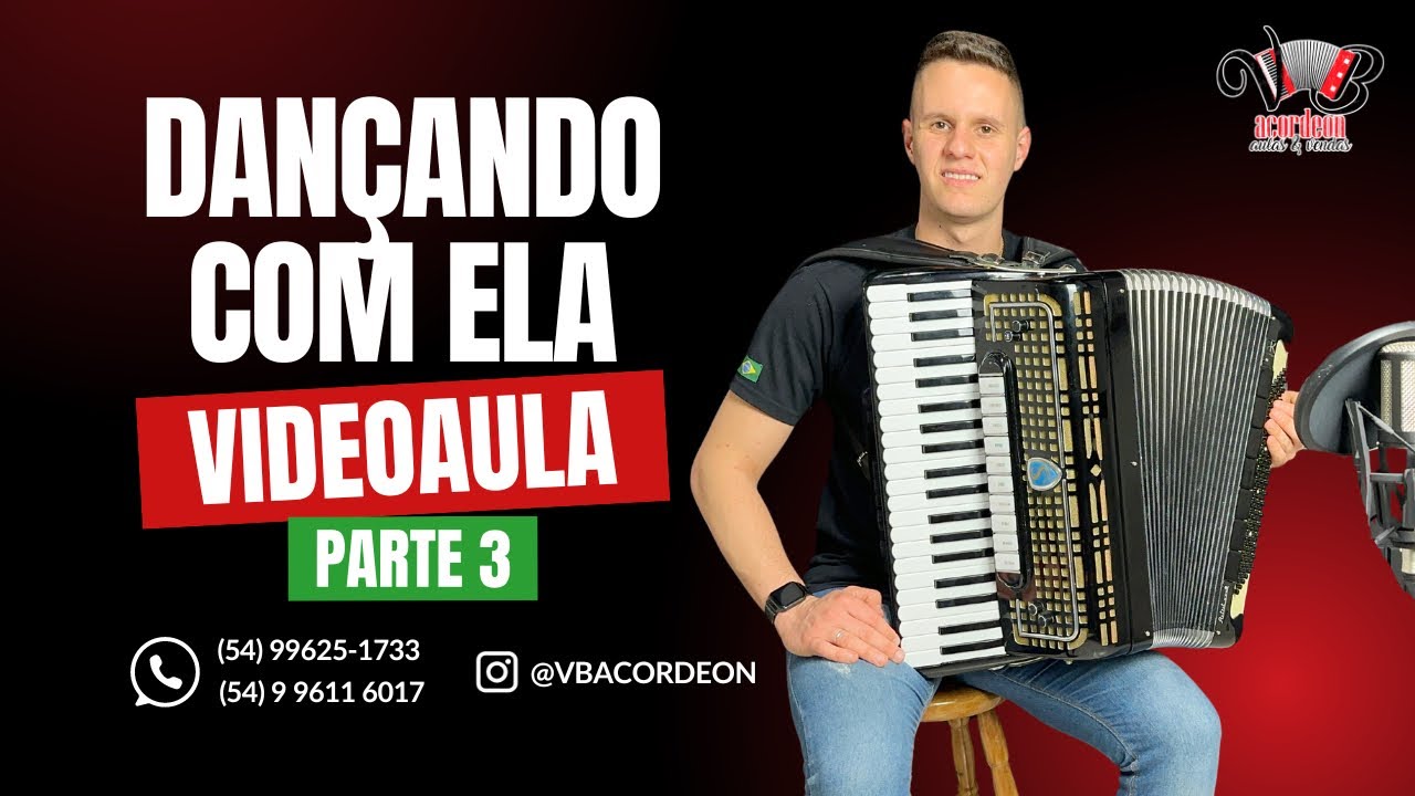 VÍDEO AULA - DANÇANDO COM ELA - ALBINO MANIQUE - MÚSICA PARA AVANÇADOS - VB ACORDEON
