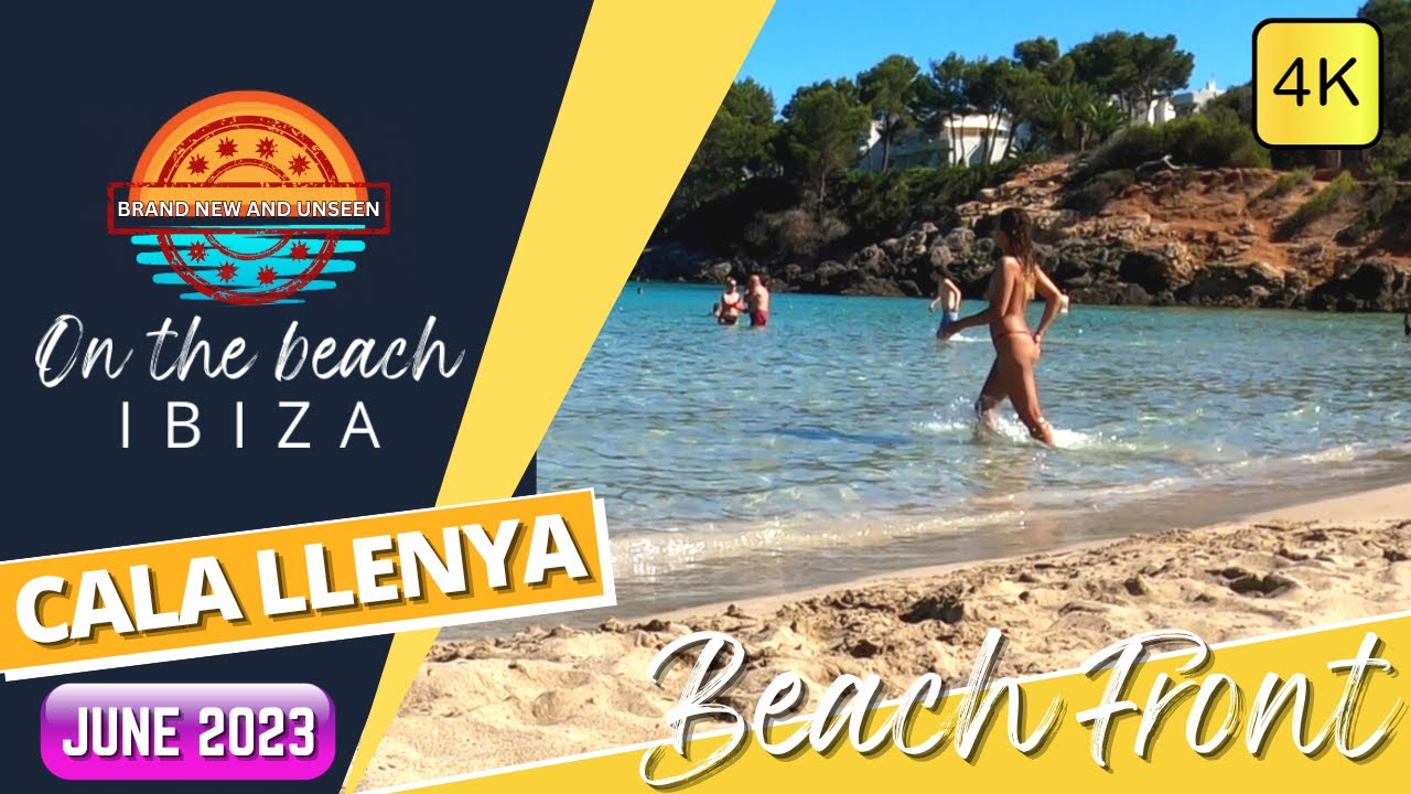 Cala Llenya BRAND NEW footage June 2023, On the Beach Ibiza