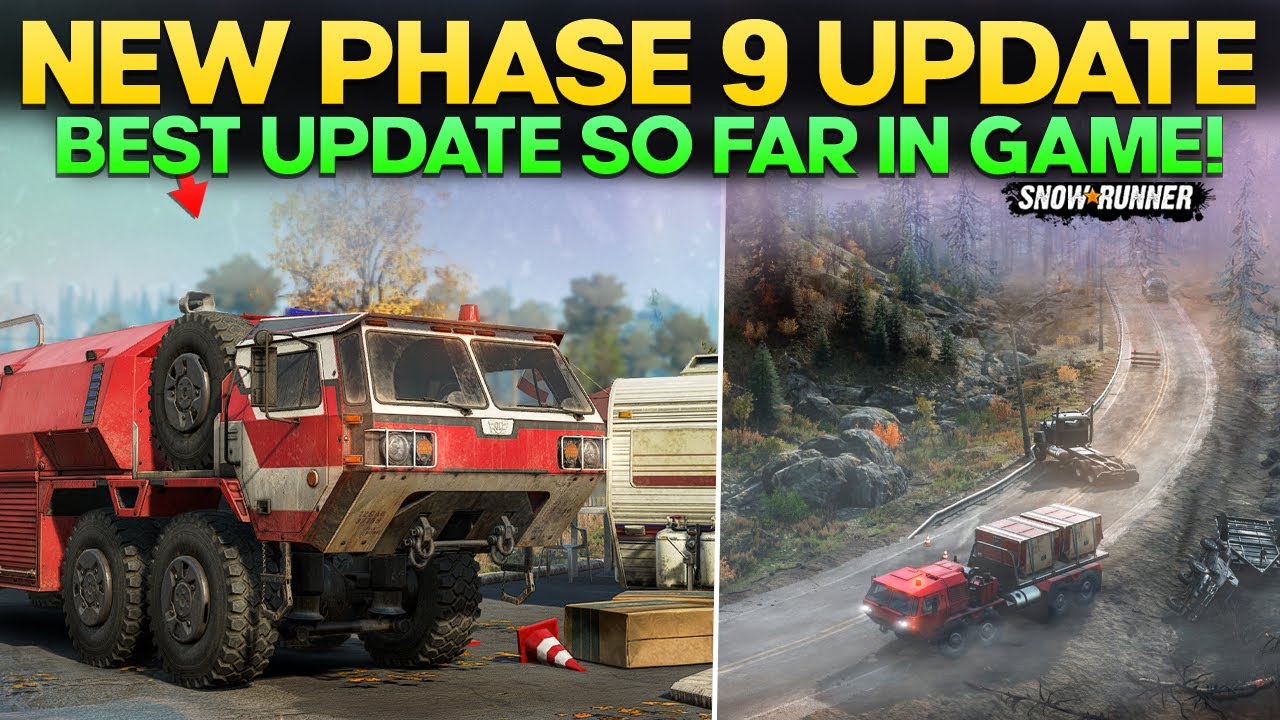 New Phase 9 Update New Vehicle, Features and Region in SnowRunner One of The Best Update So Far