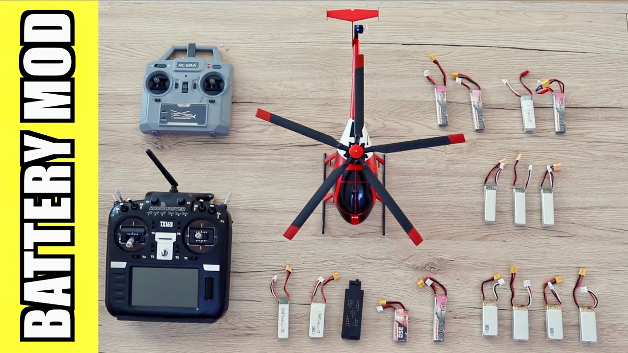 MD500 Hughes - Battery Options - New Mod | RC ERA C189