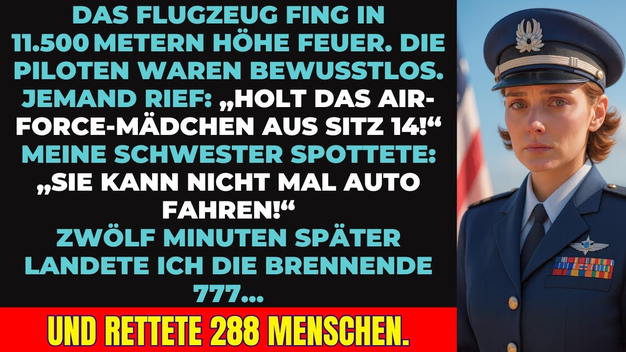 Meine Schwester verspottete mich im Flugzeug – bis ich 288 Menschen rettete!